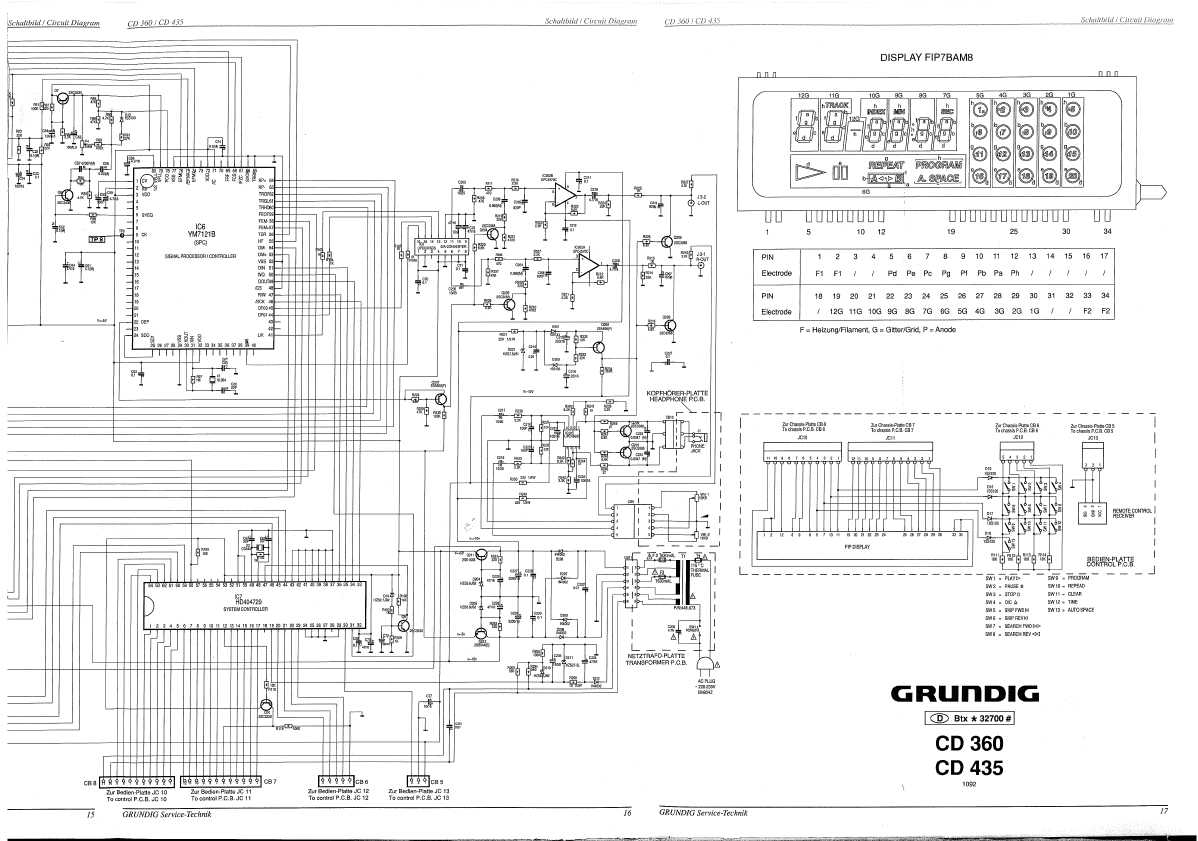 Сервисная инструкция Grundig CD-360, CD-435