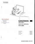 Сервисная инструкция Grundig CUC4500