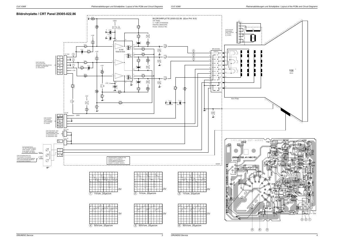 Сервисная инструкция Grundig CUC6368 шасси