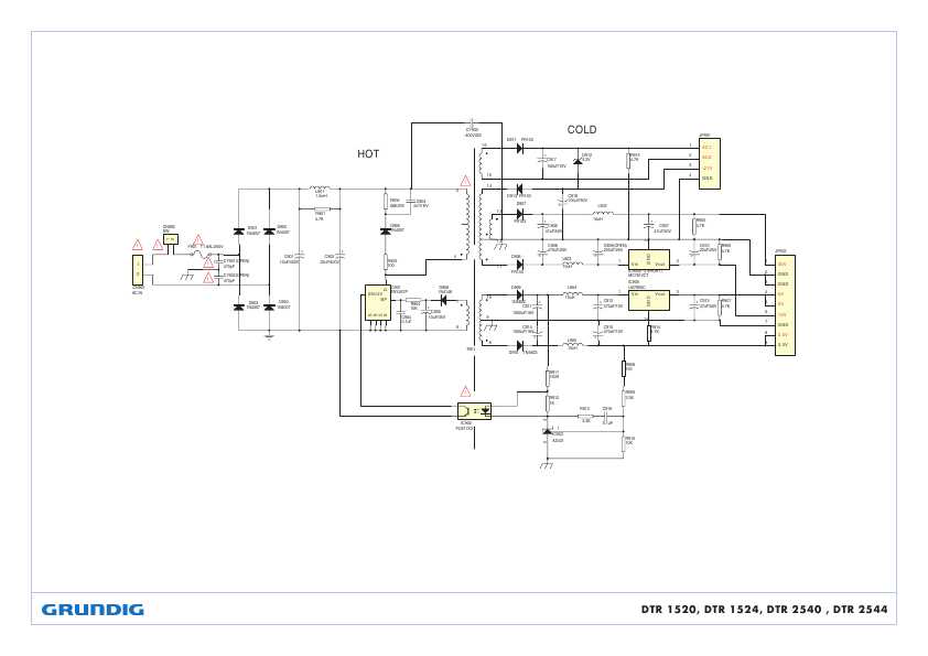 Сервисная инструкция Grundig DTR-1520, DTR-1524, DTR-2540, DT-2544