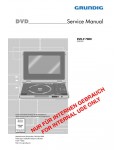 Сервисная инструкция Grundig DVD-P7000