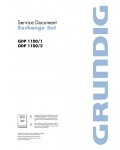 Сервисная инструкция Grundig GDP-1100