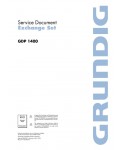 Сервисная инструкция Grundig GDP-1400