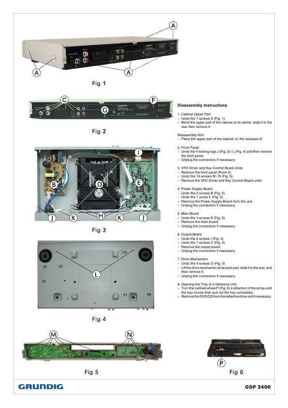 Сервисная инструкция Grundig GDP-2400 LIVANCE