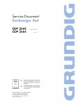 Сервисная инструкция Grundig GDP-3564
