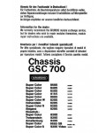 Сервисная инструкция Grundig GSC-700
