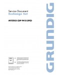 Сервисная инструкция Grundig MYSTIXX CDP 9410 SPCD