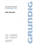 Сервисная инструкция Grundig RRCD-2420MP3