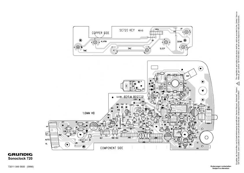 Сервисная инструкция Grundig Sonoclock 720