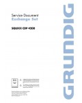 Сервисная инструкция Grundig SQUIXX, CDP-4200