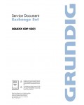 Сервисная инструкция Grundig SQUIXX, CDP-4301