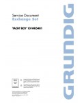 Сервисная инструкция Grundig YACHT BOY 10 WR5401