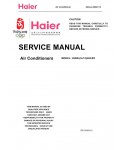 Сервисная инструкция Haier H2SM-9 12 H03R2 series