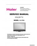 Сервисная инструкция Haier HL37BG