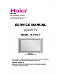 Сервисная инструкция Haier HL37BG-B
