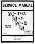 Сервисная инструкция HAMMOND M, M-2, M-3, M-100
