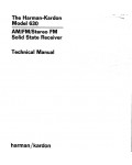 Сервисная инструкция Harman-Kardon 630
