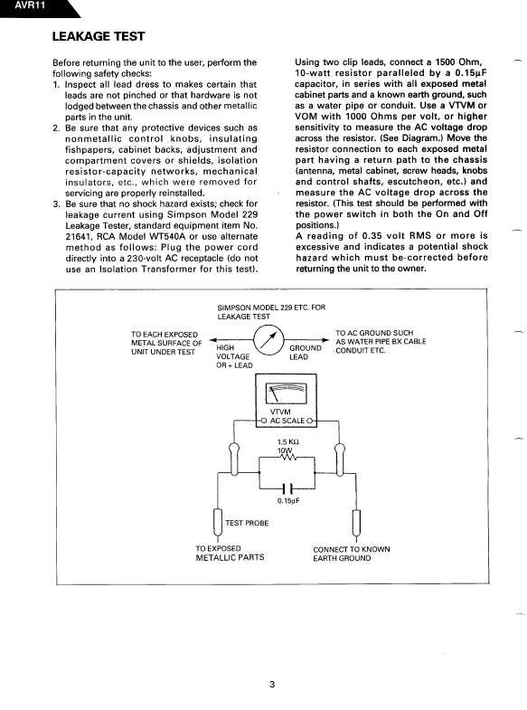 Сервисная инструкция Harman-Kardon AVR-11