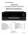 Сервисная инструкция Harman-Kardon AVR-120