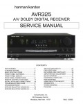 Сервисная инструкция Harman-Kardon AVR-325