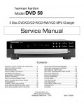 Сервисная инструкция Harman-Kardon DVD-50