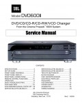 Сервисная инструкция Harman-Kardon DVD-600II