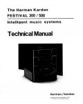 Сервисная инструкция Harman-Kardon FESTIVAL-300, 500