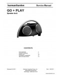 Сервисная инструкция HARMAN-KARDON GO-PLAY, REV1