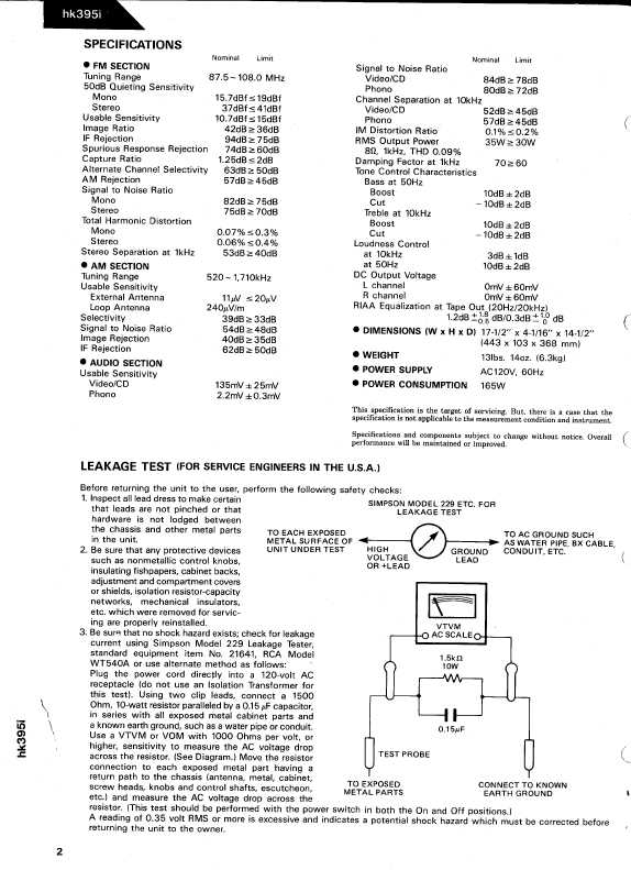 Сервисная инструкция Harman-Kardon HK-395I