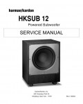 Сервисная инструкция Harman-Kardon HKSUB-12