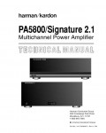 Сервисная инструкция Harman-Kardon PA-5800 SIGNATURE-2.1