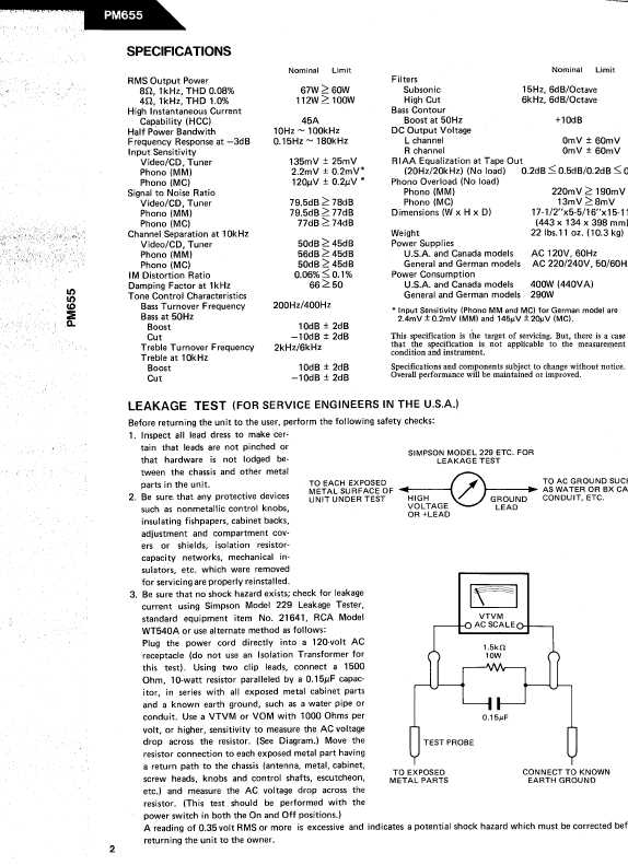 Сервисная инструкция Harman-Kardon PM-655