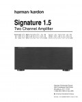 Сервисная инструкция Harman-Kardon SIGNATURE-1.5