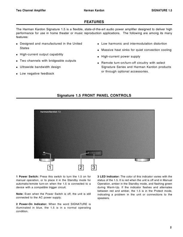 Сервисная инструкция Harman-Kardon SIGNATURE-1.5