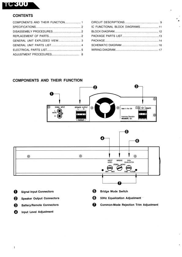 Сервисная инструкция Harman-Kardon TC-300