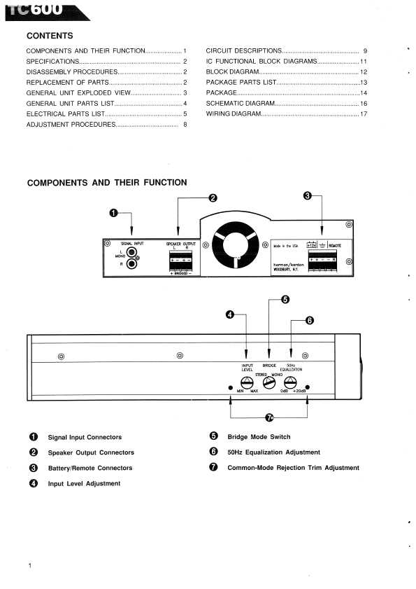 Сервисная инструкция Harman-Kardon TC-600