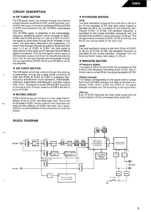 Сервисная инструкция Harman-Kardon TU-912