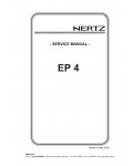 Сервисная инструкция Hertz EP-4