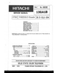 Сервисная инструкция HITACHI 13GA1B