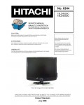Сервисная инструкция Hitachi 19LD4550U