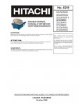Сервисная инструкция Hitachi 32LD8700, 37LD8700