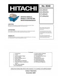 Сервисная инструкция Hitachi 32LD8A20, 37LD8A20