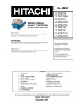 Сервисная инструкция HITACHI 32LD8D20E, 37LDD8D20E