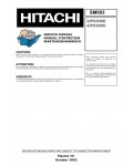 Сервисная инструкция HITACHI 32PD3000E, 42PD3000E