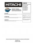 Сервисная инструкция Hitachi 42PD3200, 42PD6600