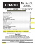 Сервисная инструкция Hitachi 50V500, 60V500A, LC37 LC37F