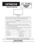 Сервисная инструкция Hitachi 55PMA550, 55HDM71