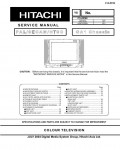 Сервисная инструкция Hitachi C14-RF60