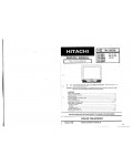 Сервисная инструкция Hitachi C2125MS, C2198FS, C2123MN, C2120PN, C2128FC