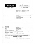 Сервисная инструкция Hitachi CV-2510